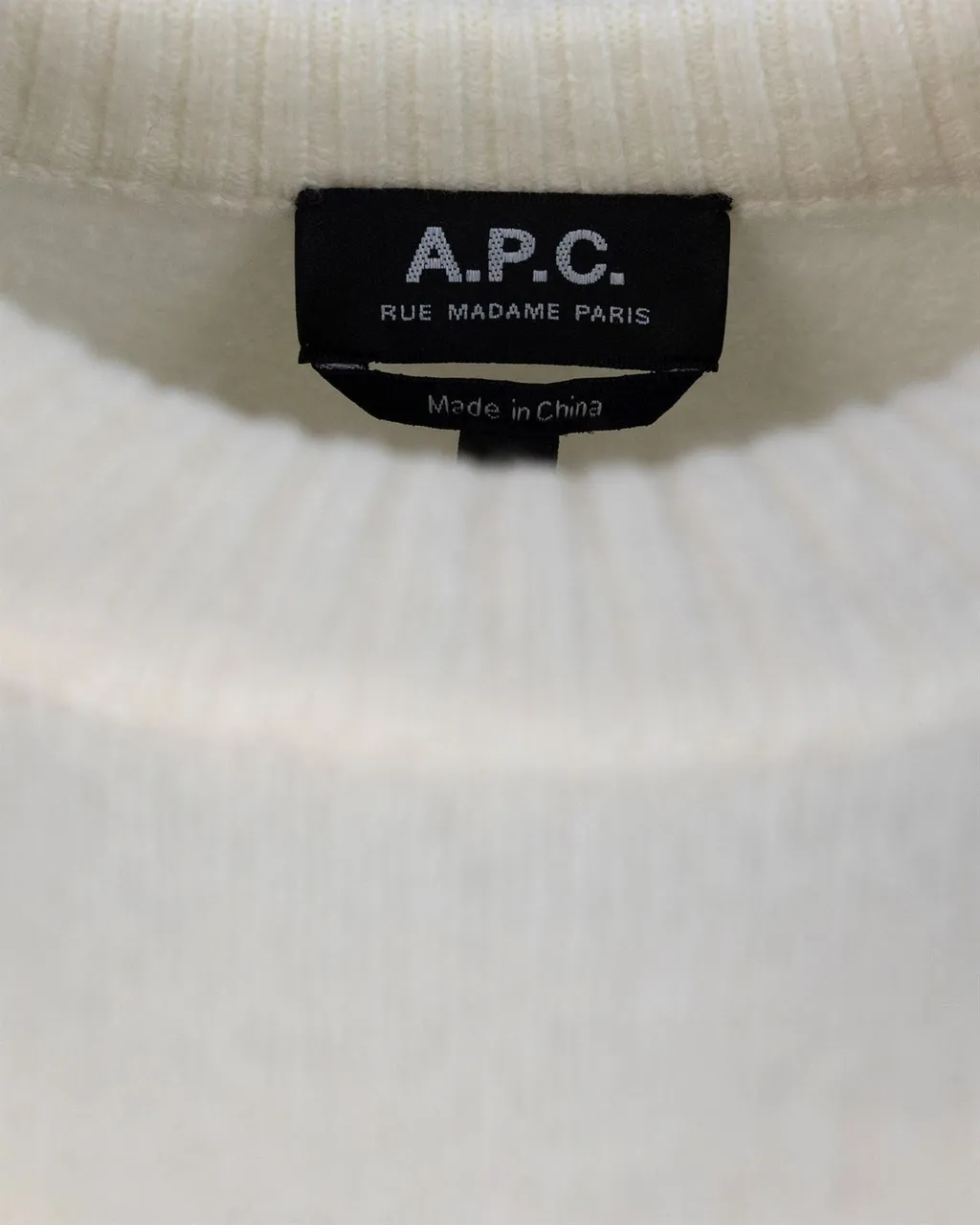 Logo Flocked Crewneck Jumper