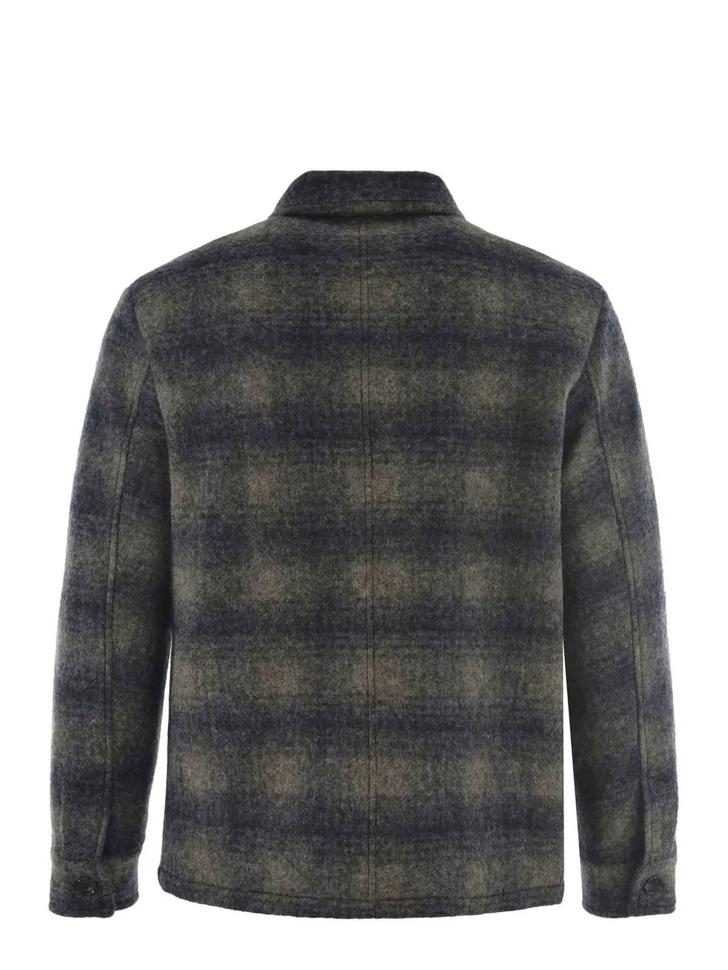 Checked Logo Patch Jacket