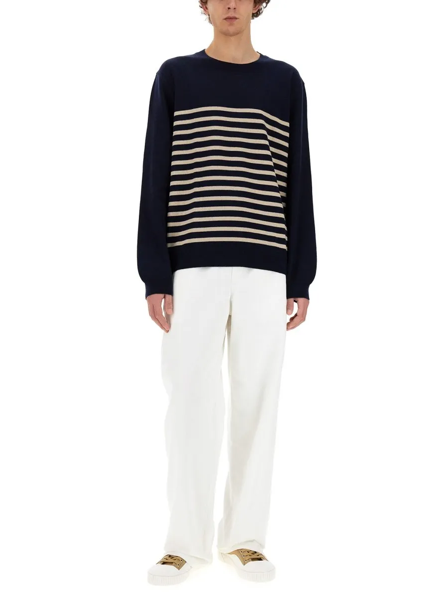 Mattew Striped Crewneck Knitted Jumper