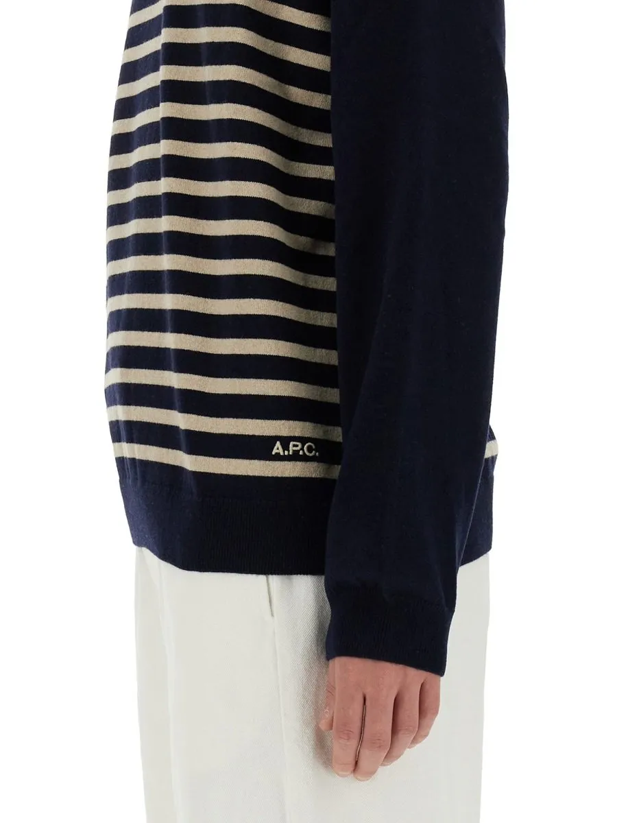 Mattew Striped Crewneck Knitted Jumper