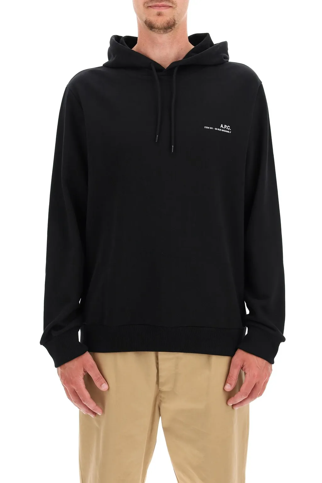 Logo Printed Drawstring Hoodie