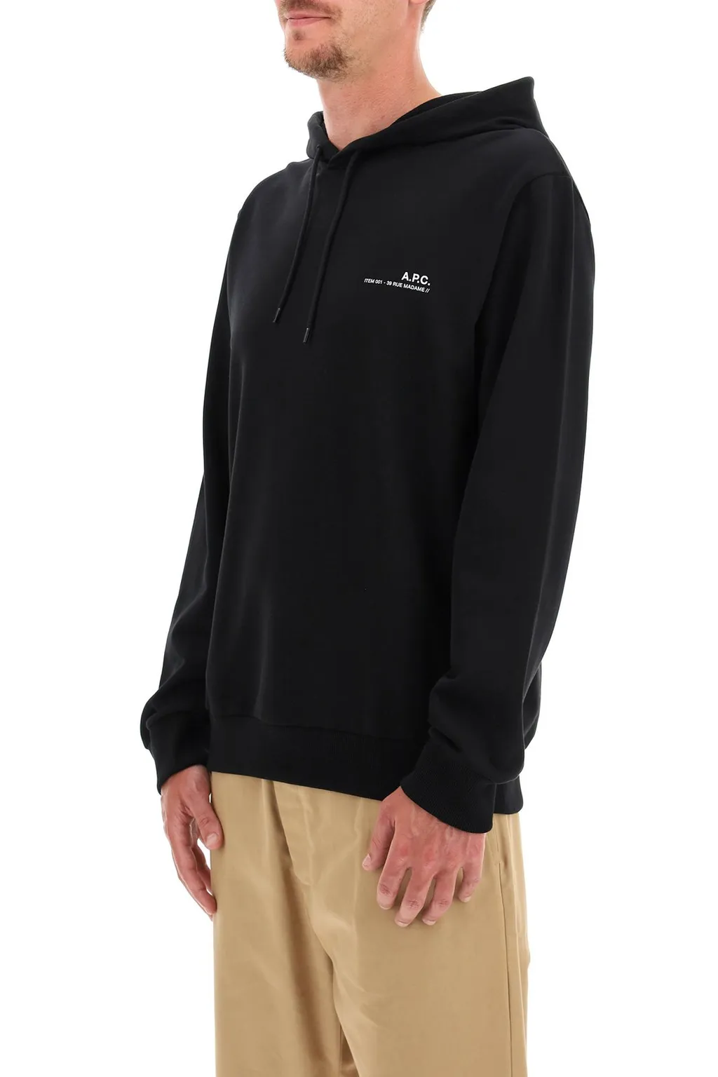 Logo Printed Drawstring Hoodie