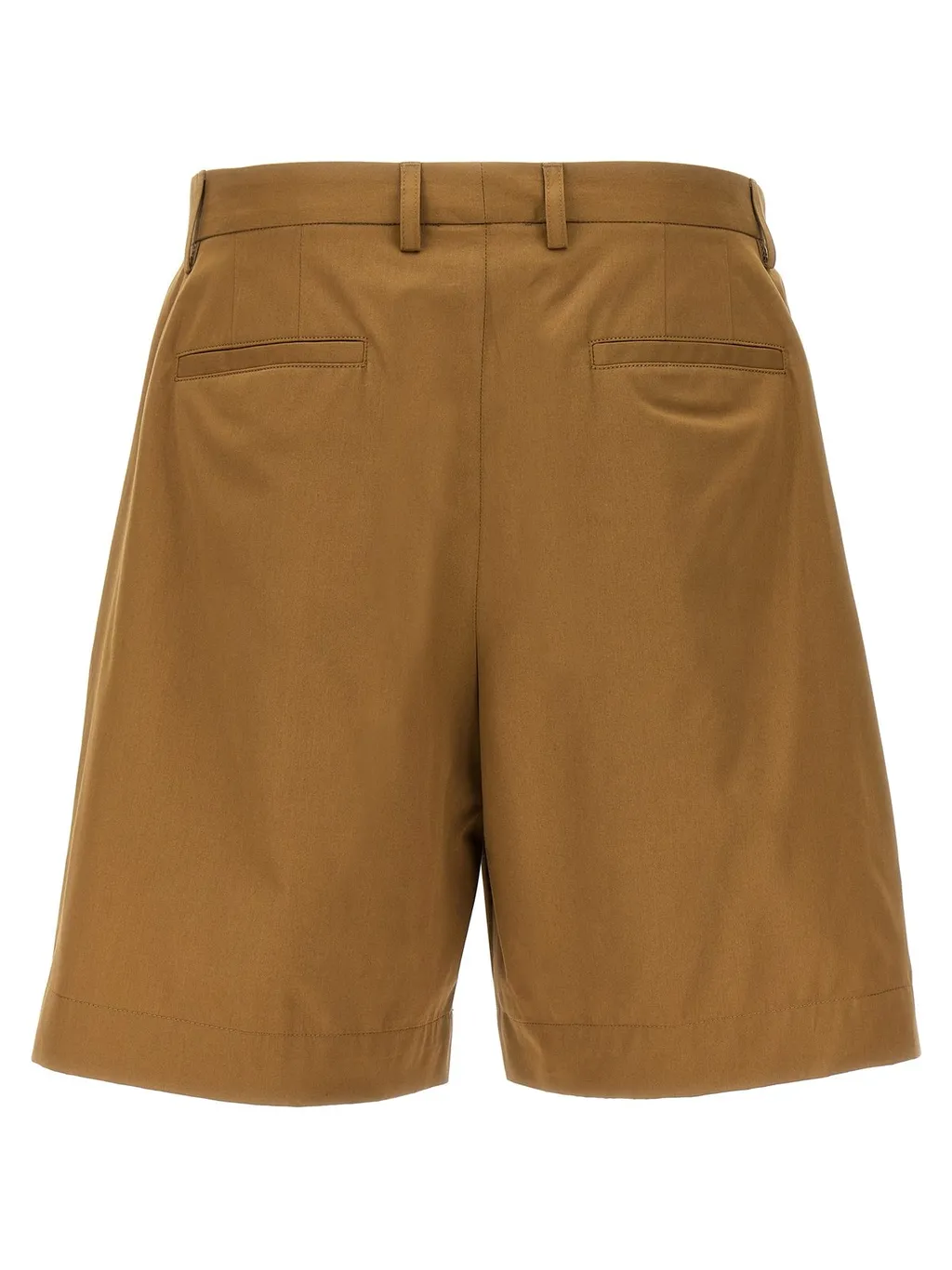 Pleated Bermuda Shorts