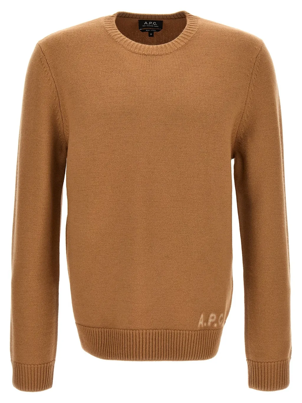 Logo-Embroidered Crewneck Knitted Jumper