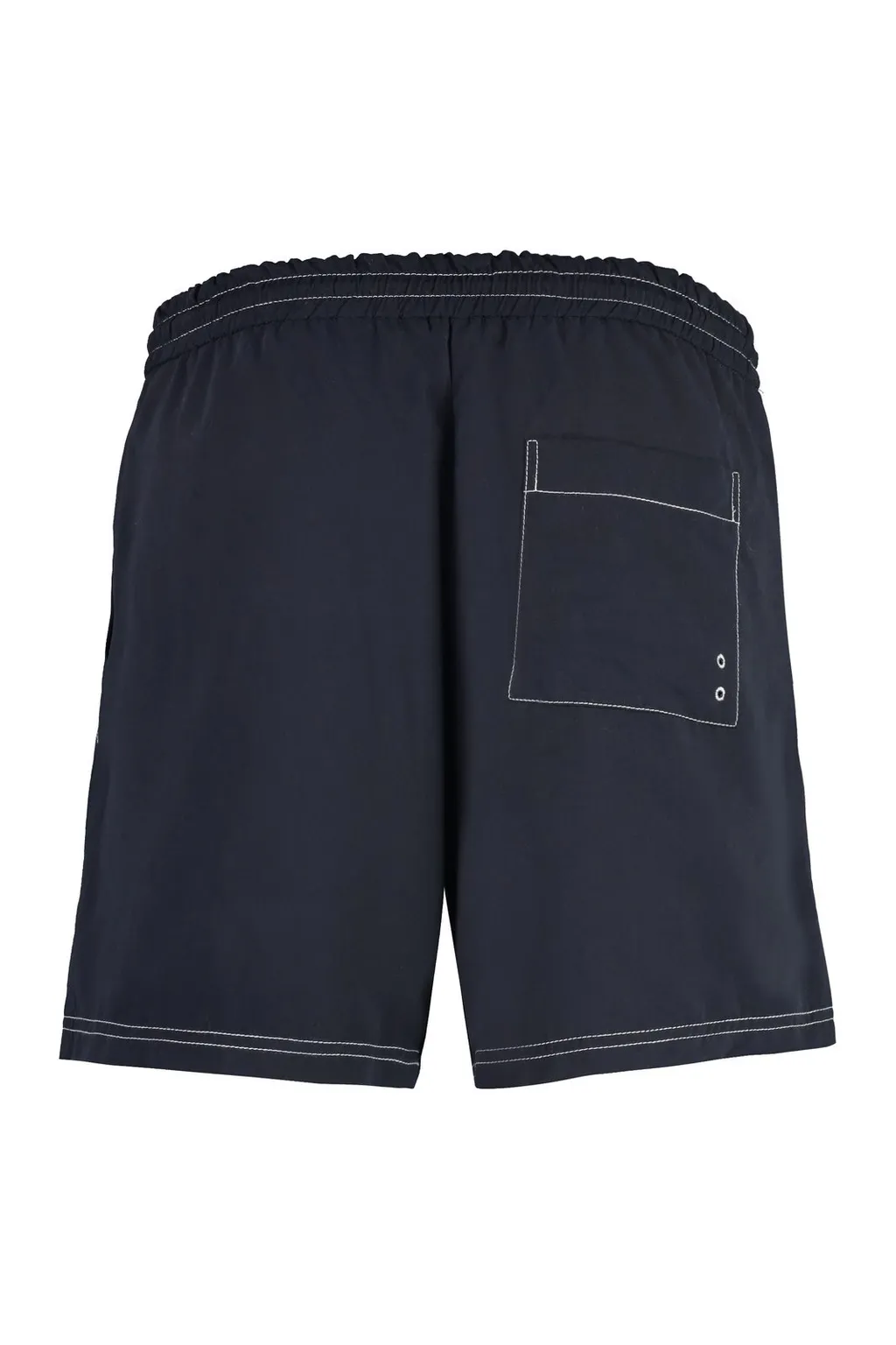 Logo Embroidered Drawstring Swim Shorts