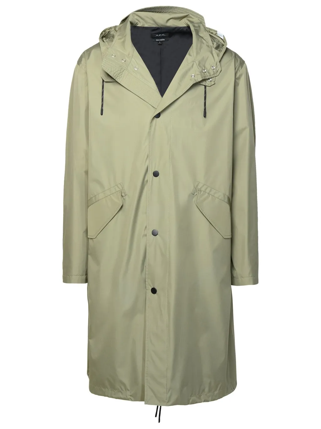 Button-Up Hooded Coat
