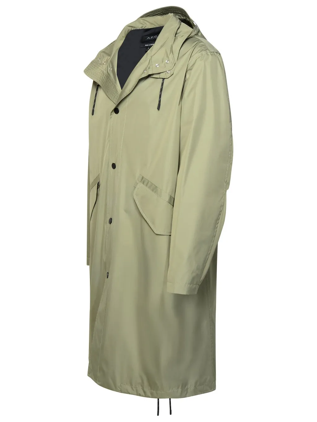 Button-Up Hooded Coat