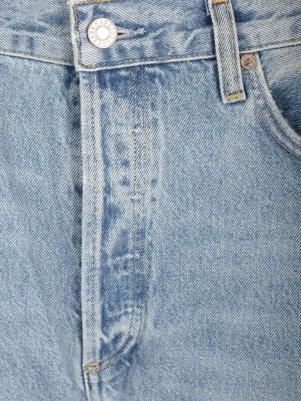 Mid-Rise Distressed Jeans