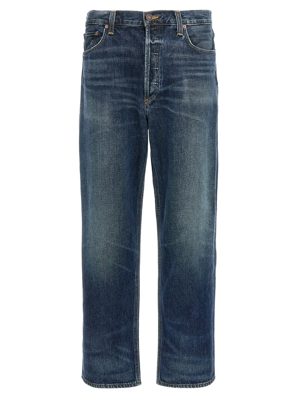 90's Mid-Rise Cropped Jeans