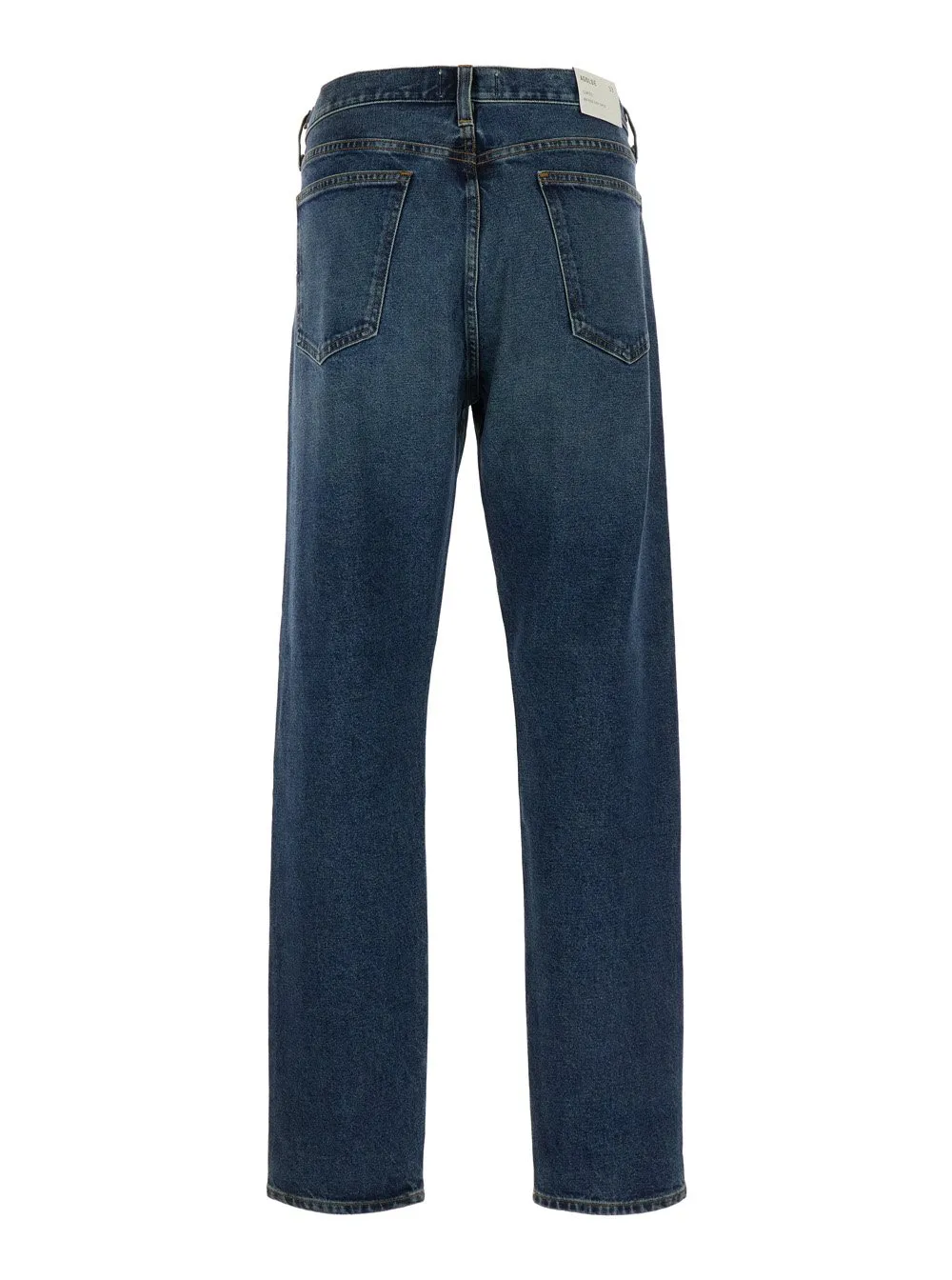 Stonewashed Tapered Leg Jeans