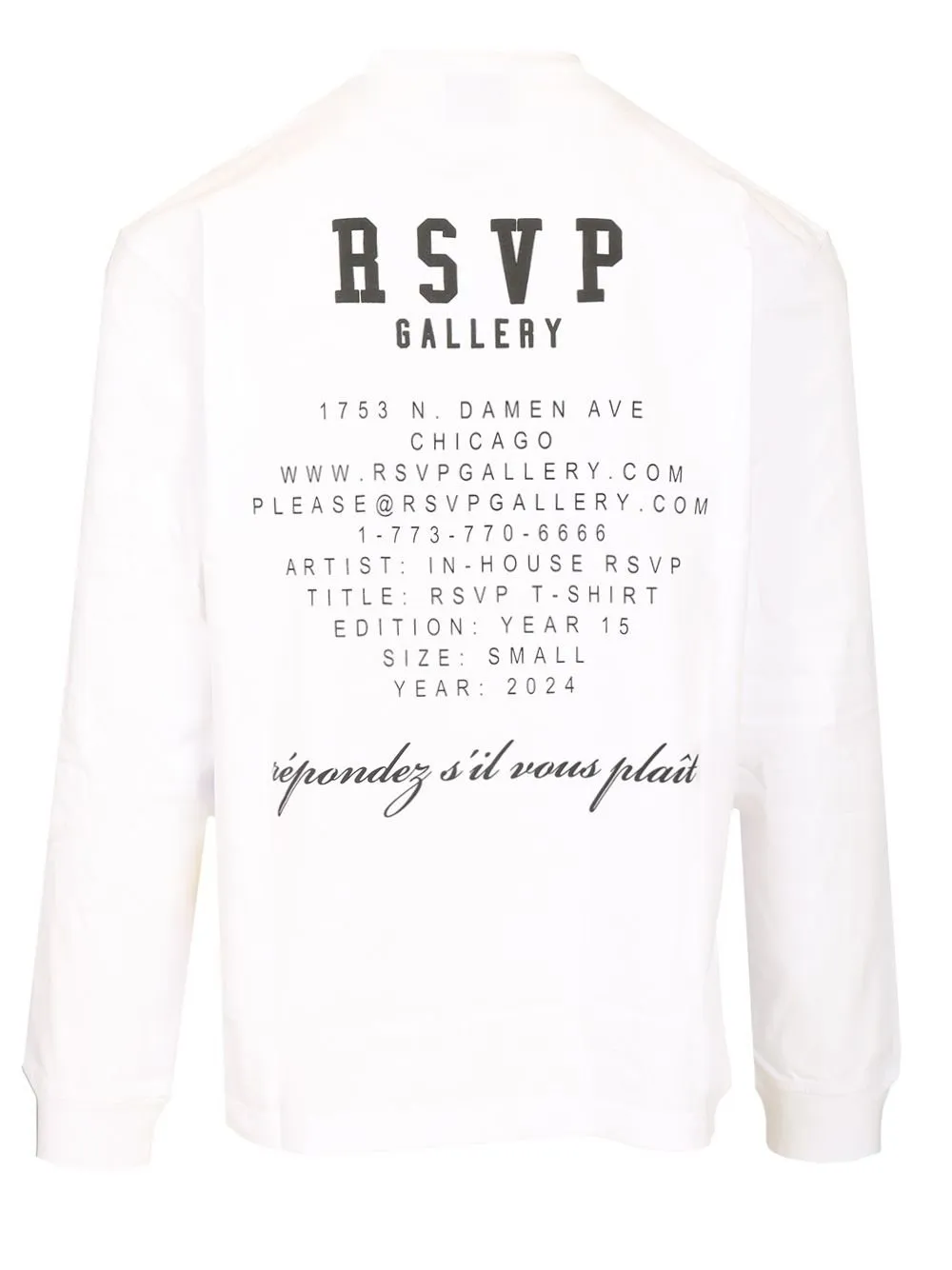 X Rsvp Gallery Long-Sleeved Crewneck T-Shirt