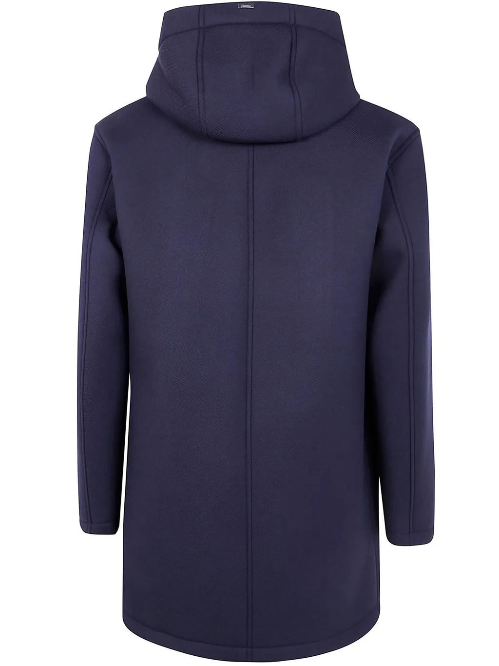 Long Hooded Drawstring Coat