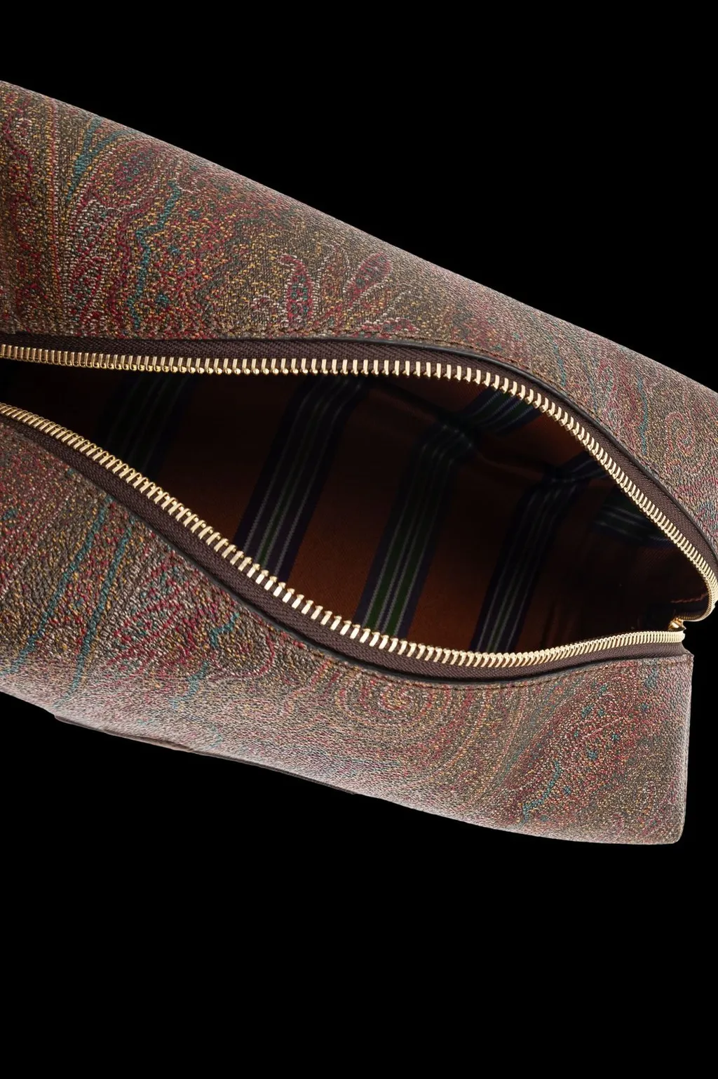 Paisley Printed Pegaso Embroidered Wash Bag