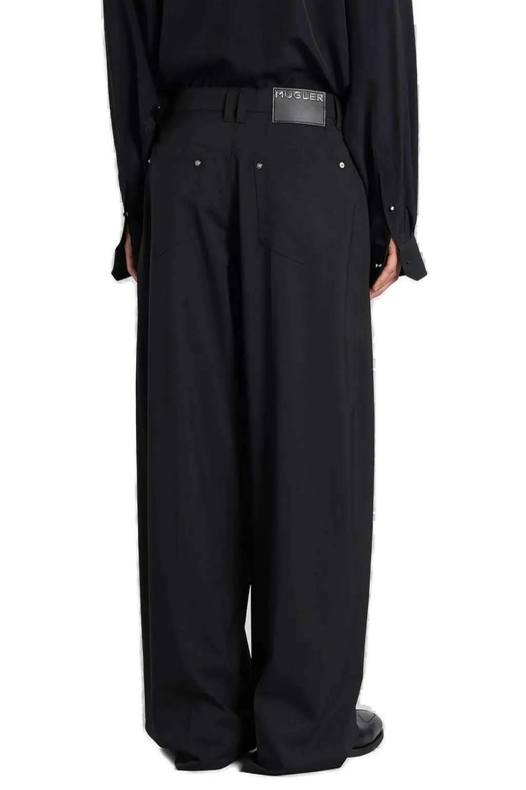 Asymmetric Panel Pants
