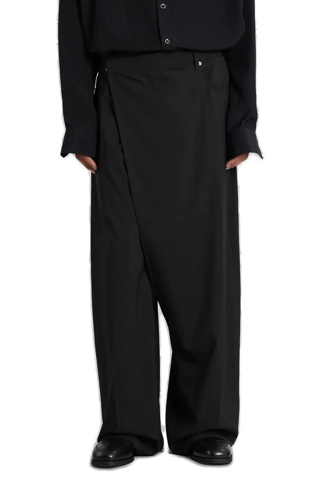 Asymmetric Panel Pants