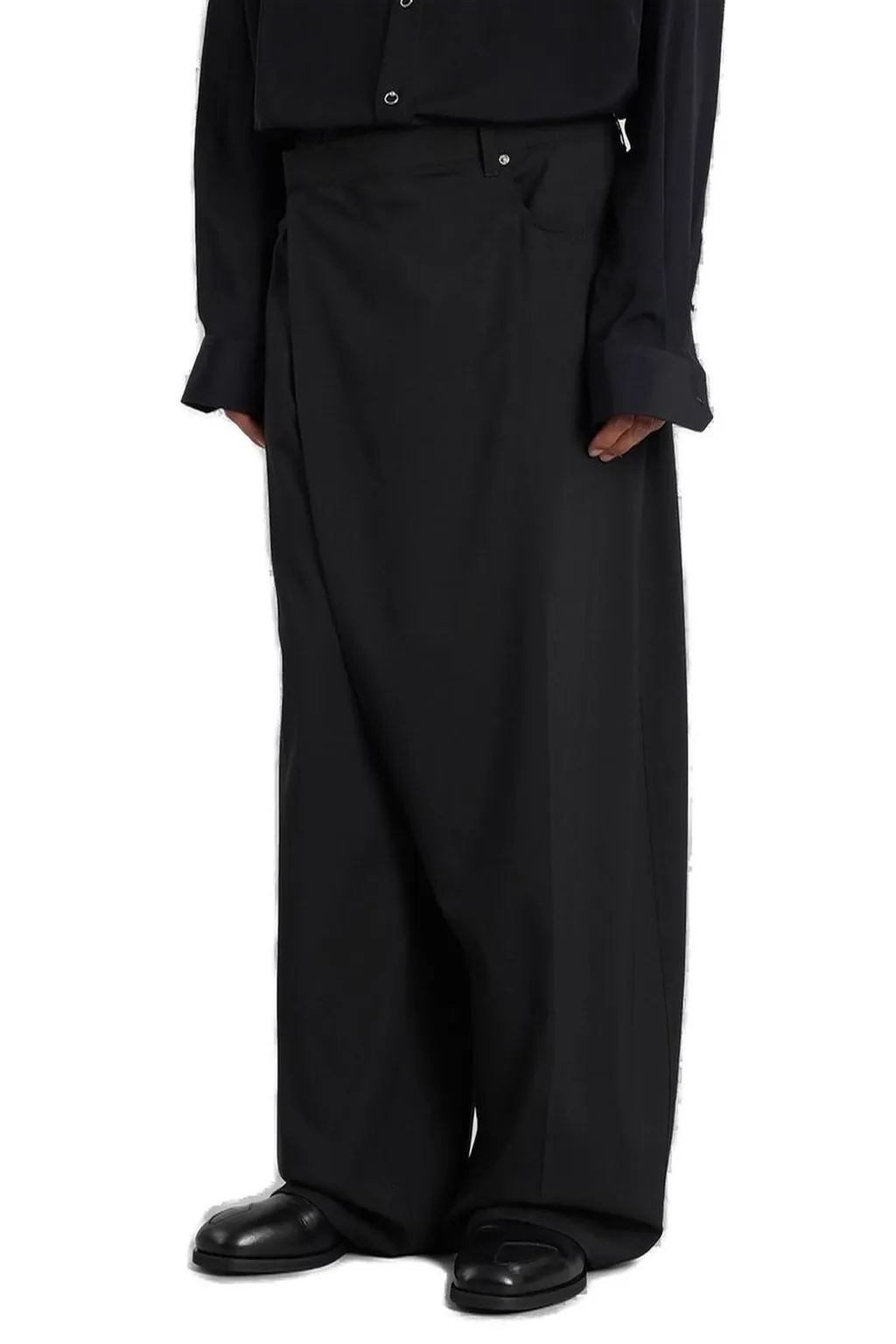 Asymmetric Panel Pants