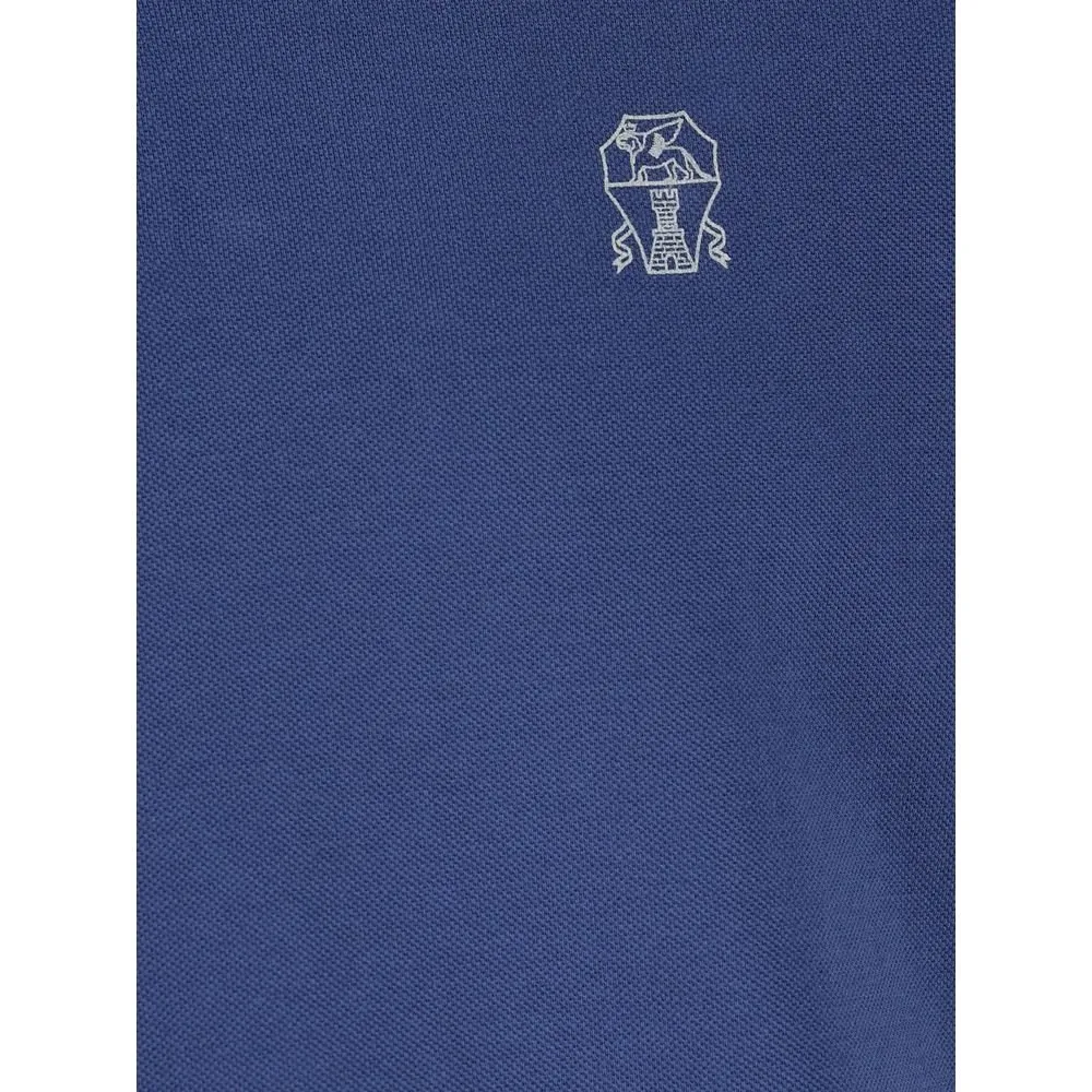 Brunello Cucinelli Collared Short-Sleeve Polo Shirt