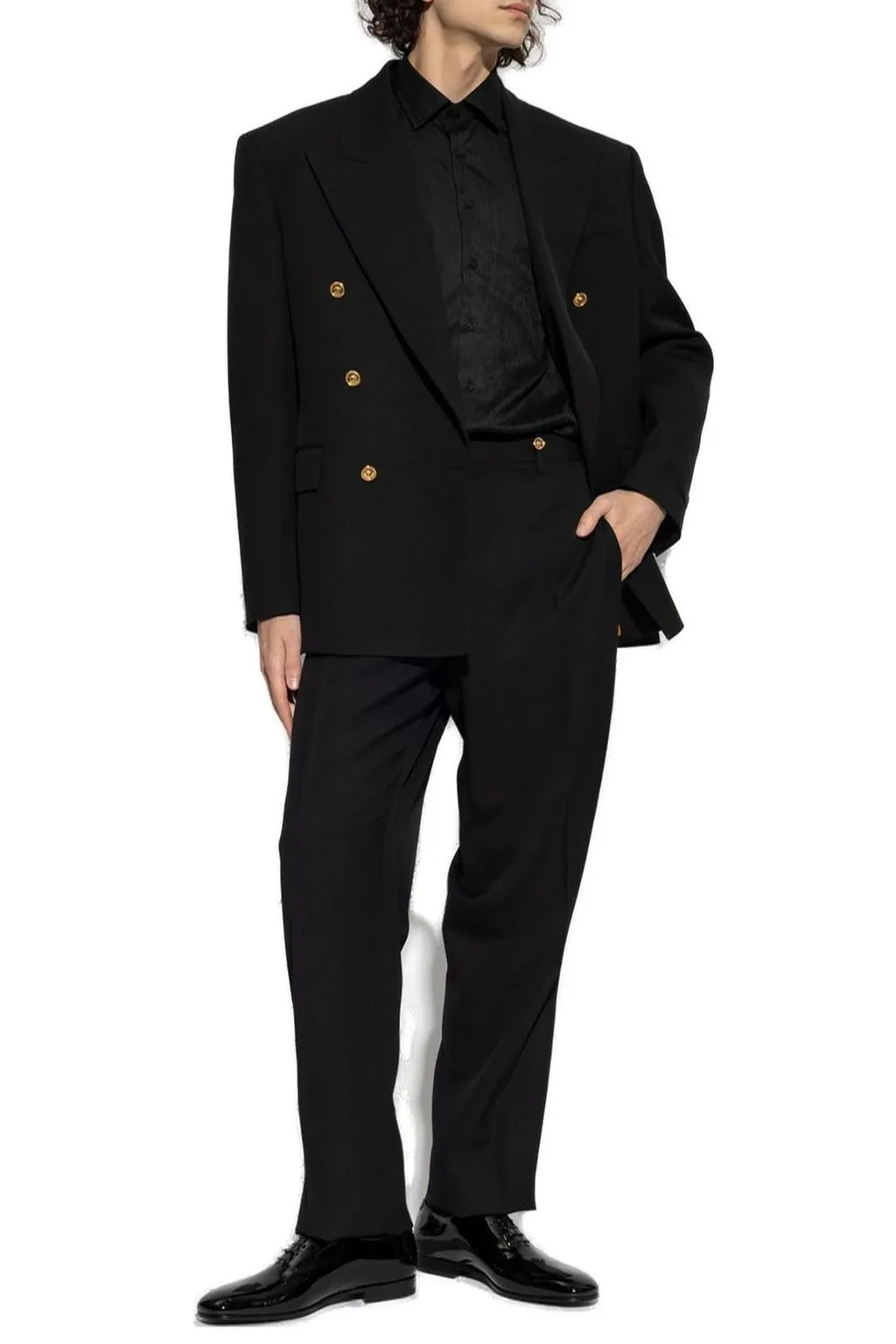 Jacquard Button-Up Shirt