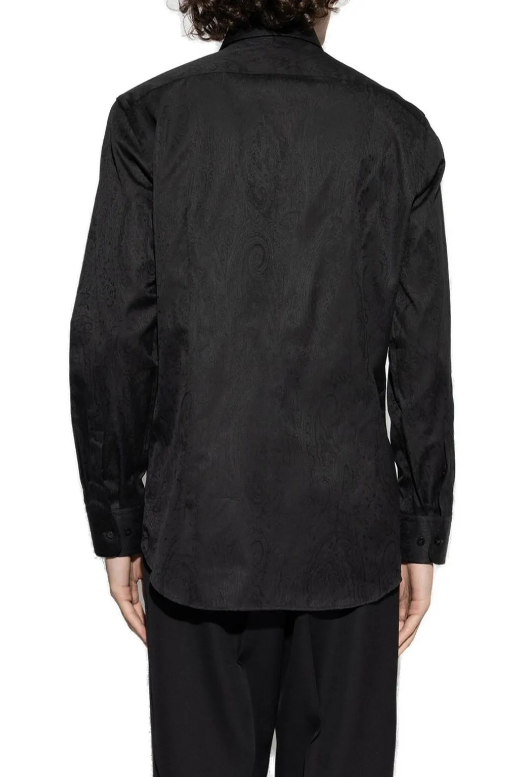 Jacquard Button-Up Shirt