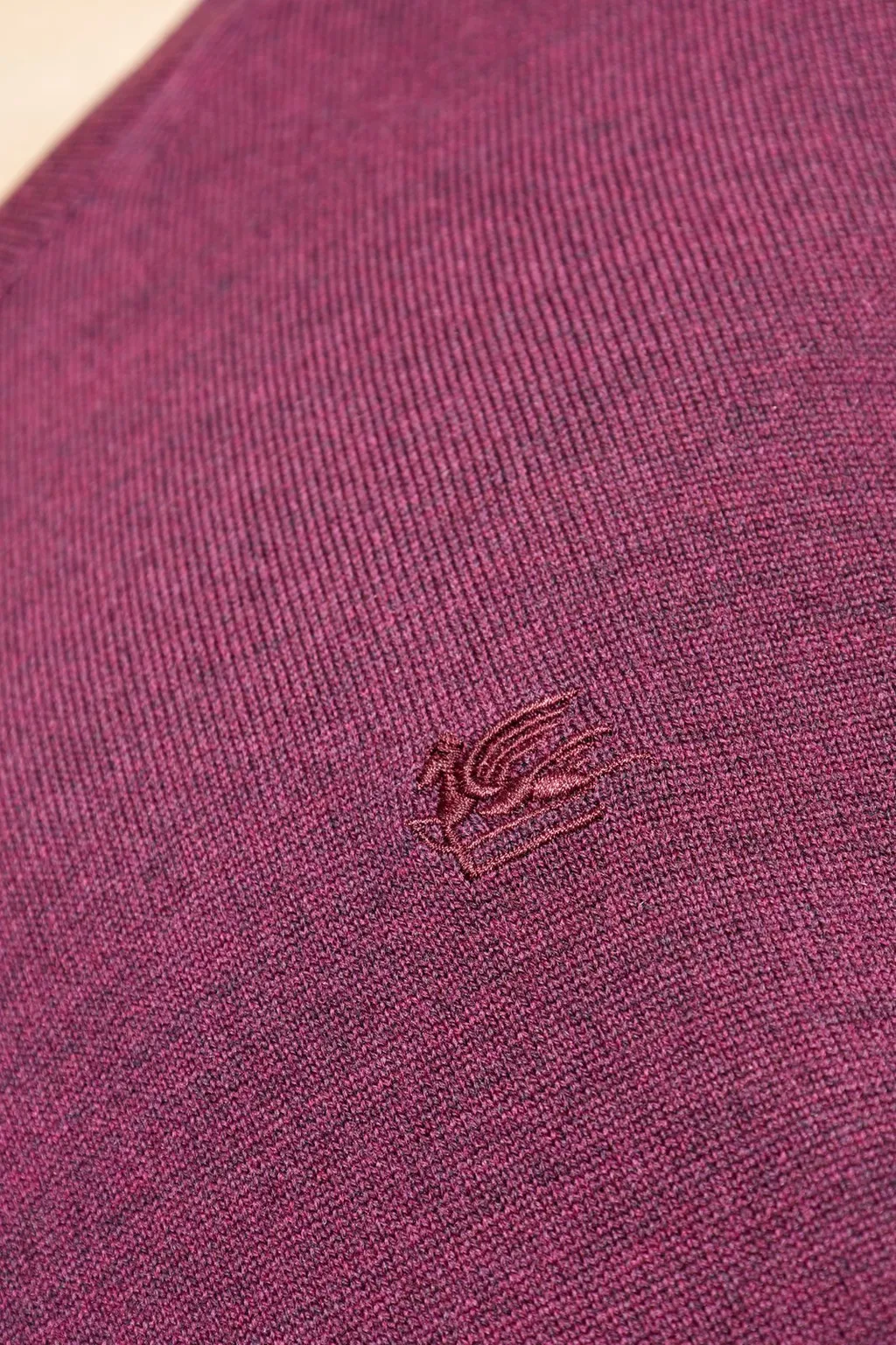 Logo Embroidered Knitted Jumper