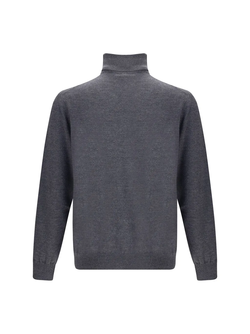 Logo Embroidered Turtleneck Knitted Jumper