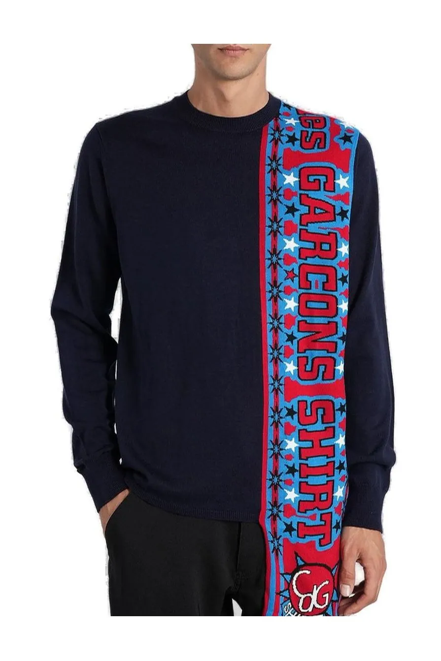 Soccer Scarf Knitted Jumper