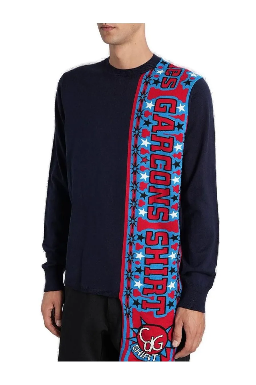 Soccer Scarf Knitted Jumper