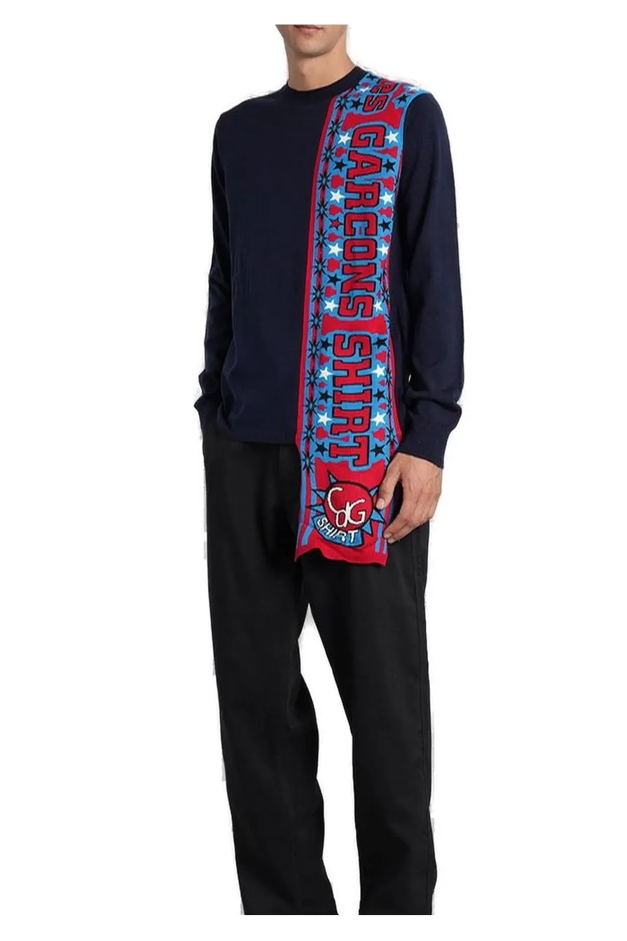 Soccer Scarf Knitted Jumper