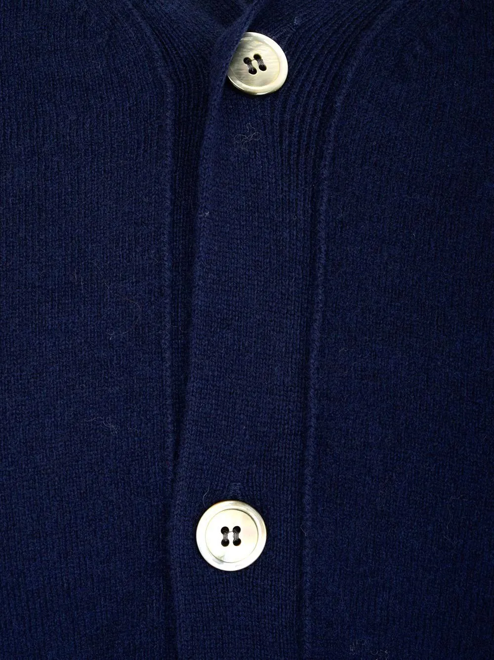 V-Neck Contrast Cuff Cardigan
