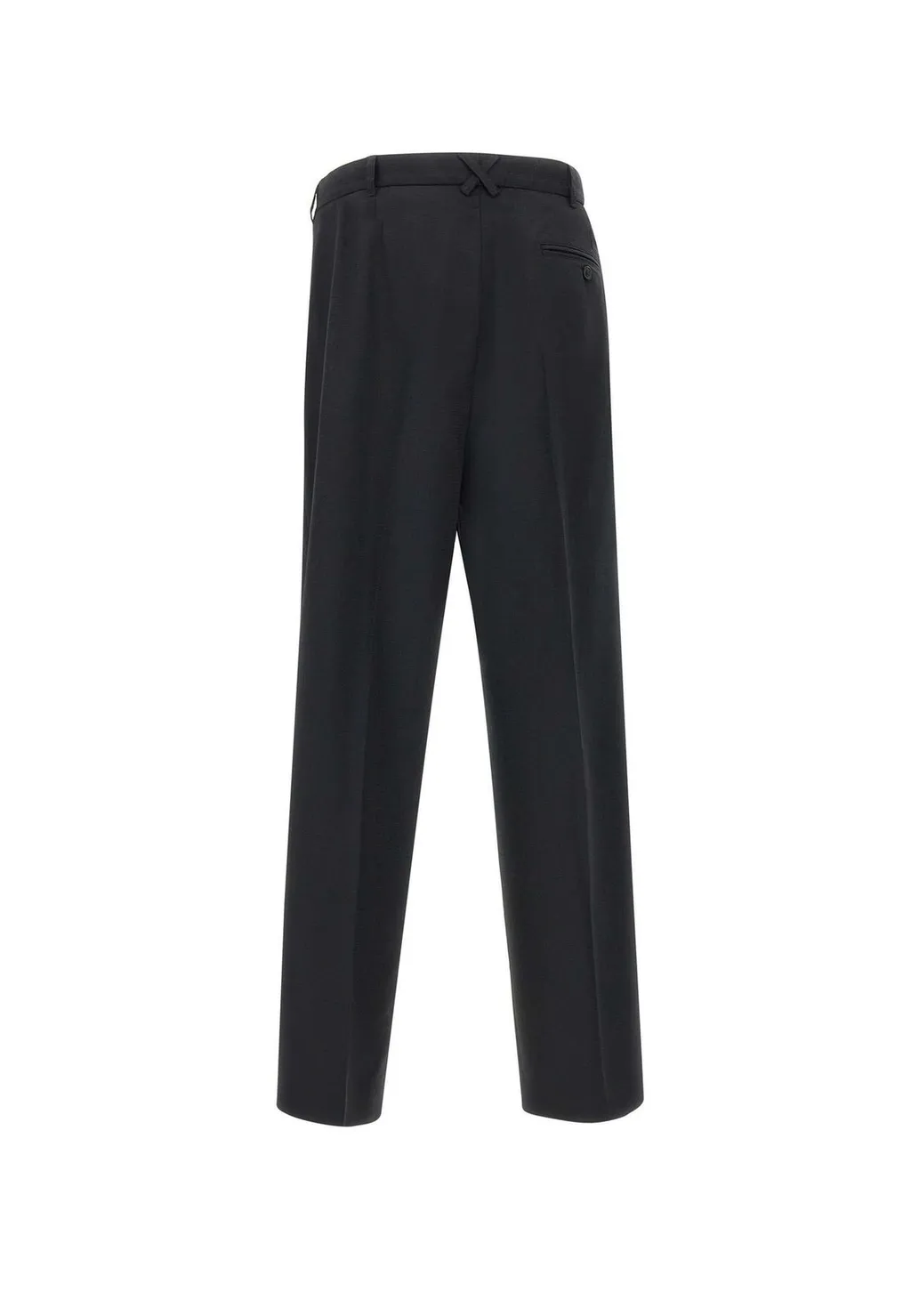 Weave Jacquard Pleated Tailored Pants