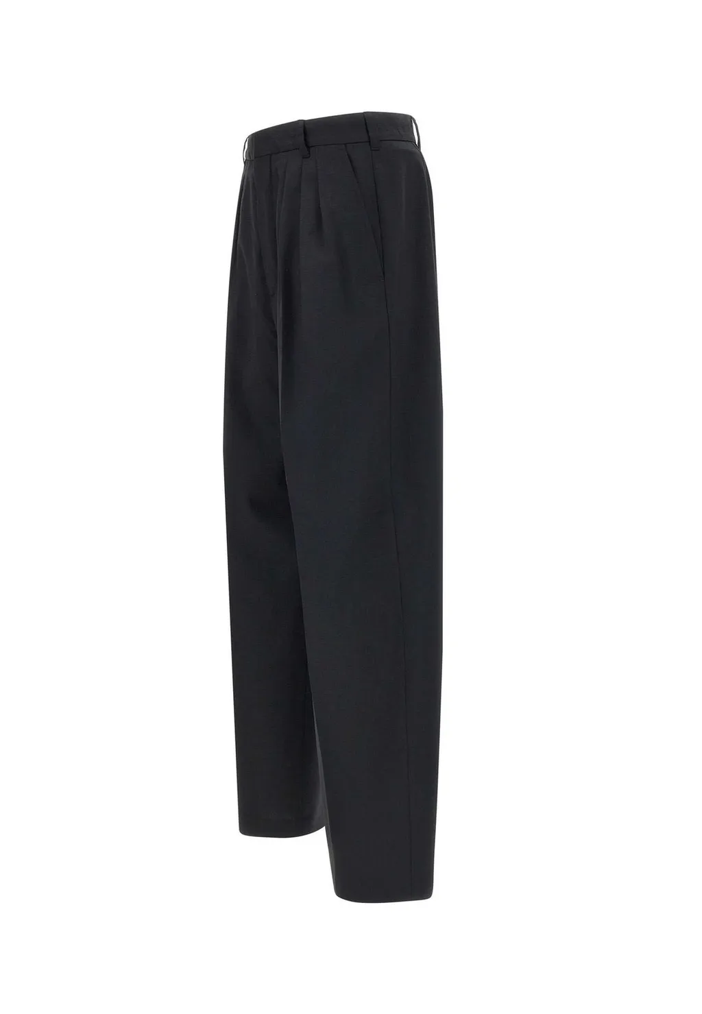 Weave Jacquard Pleated Tailored Pants