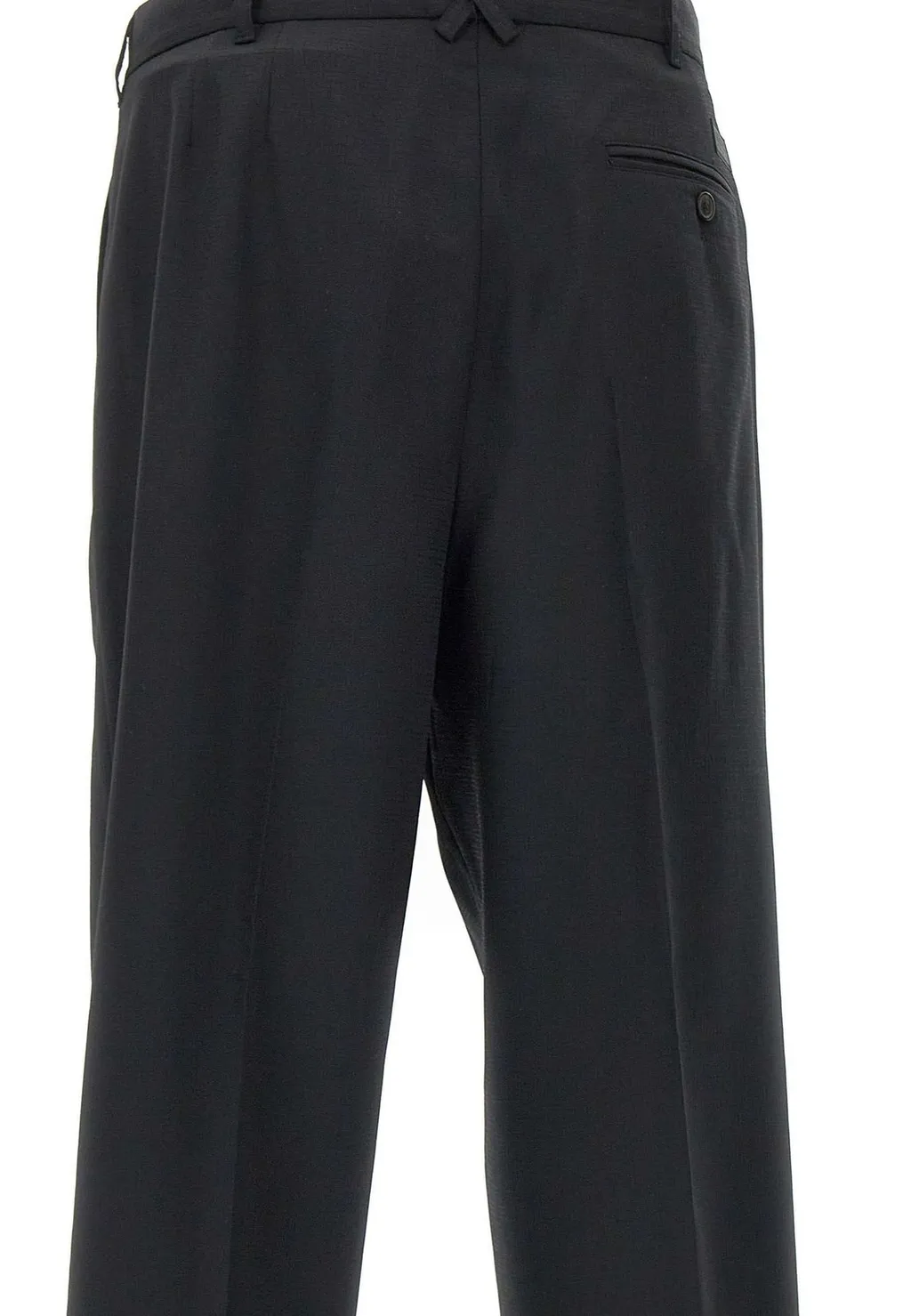 Weave Jacquard Pleated Tailored Pants