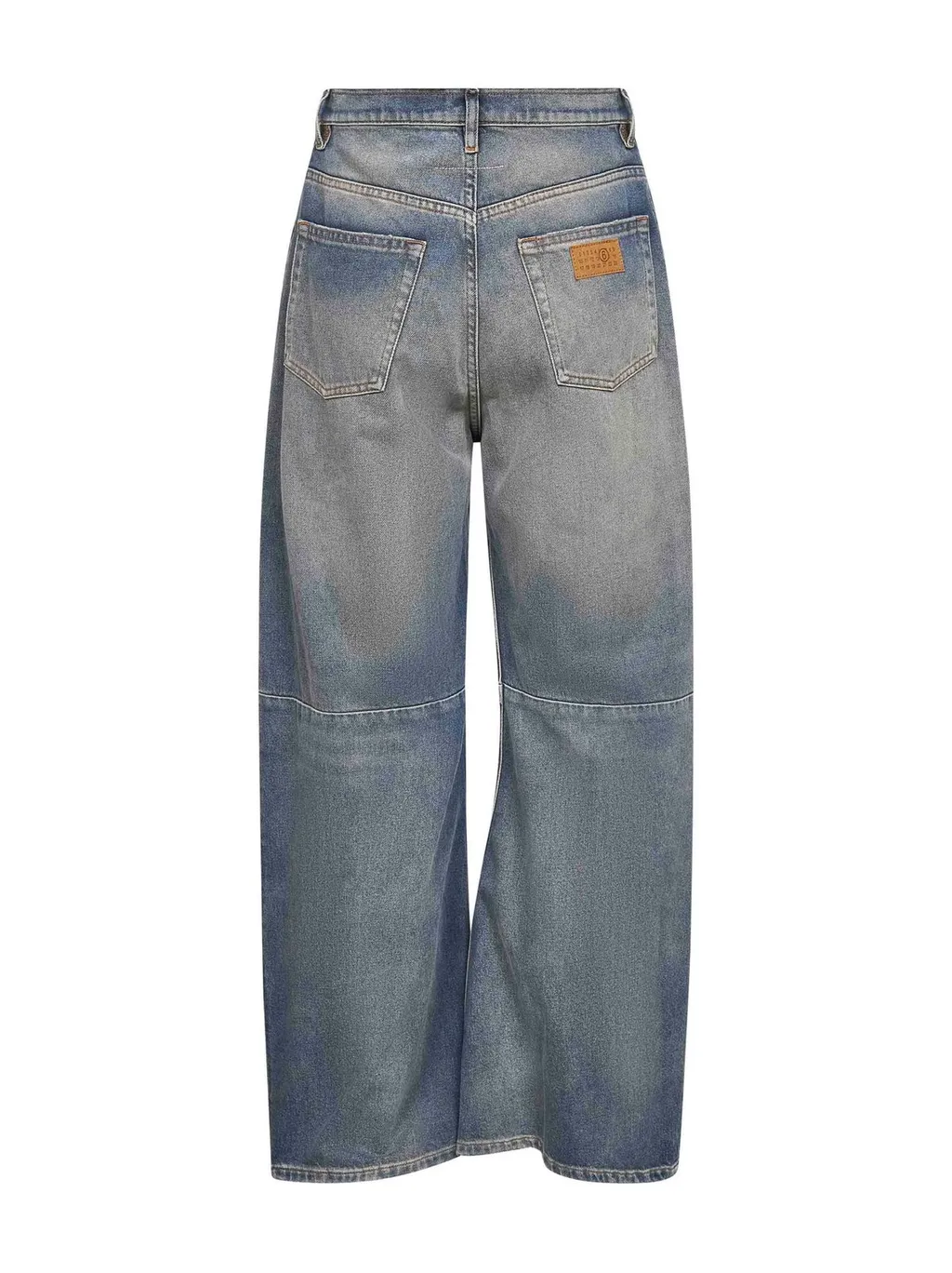 Frayed Straight-Leg Jeans