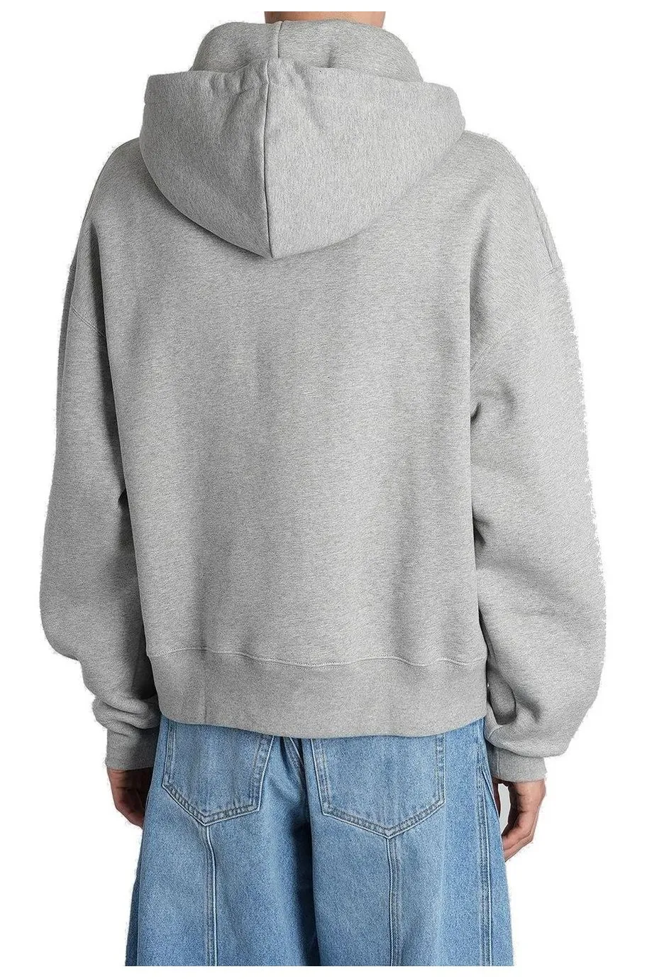 Logo Fleece Jersey Hoodie