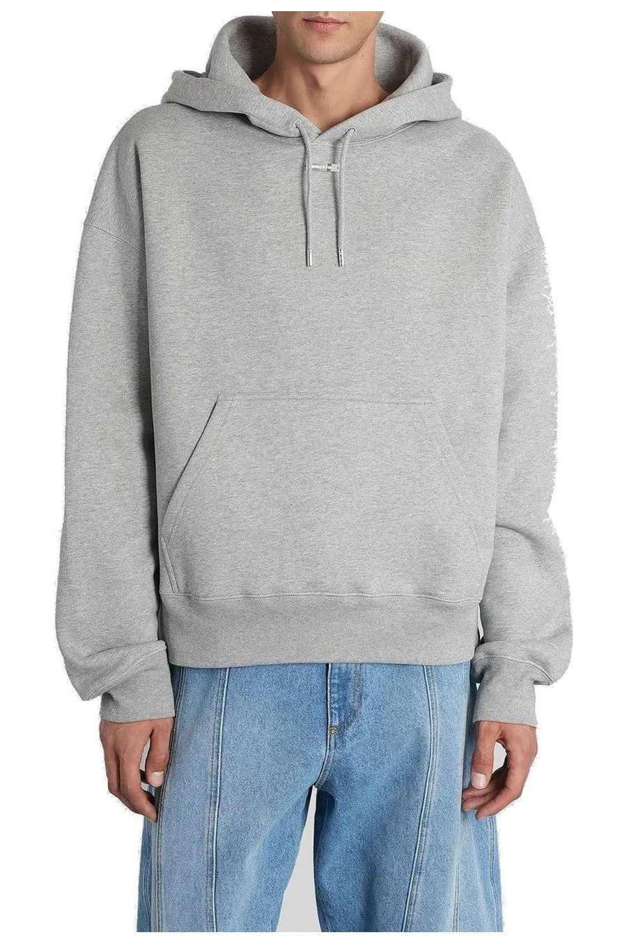 Logo Fleece Jersey Hoodie