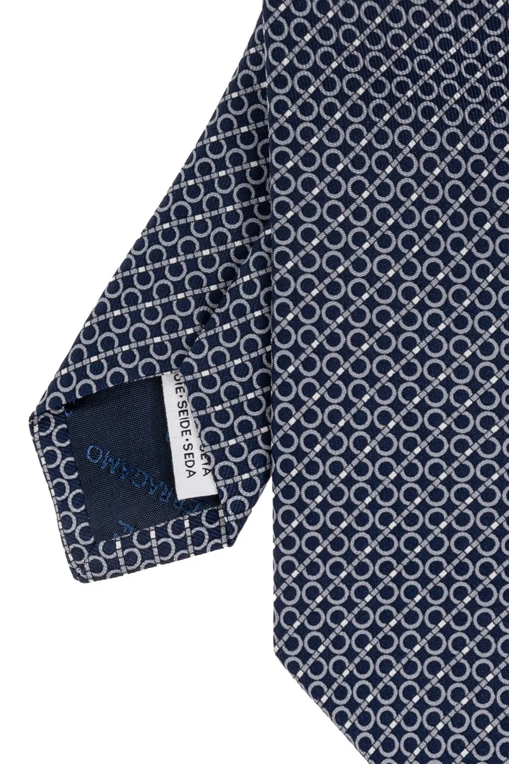 Gancini Regimental Print Tie