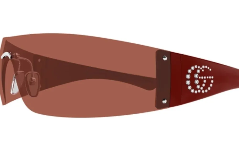 Gradient Lense Shield Sunglasses