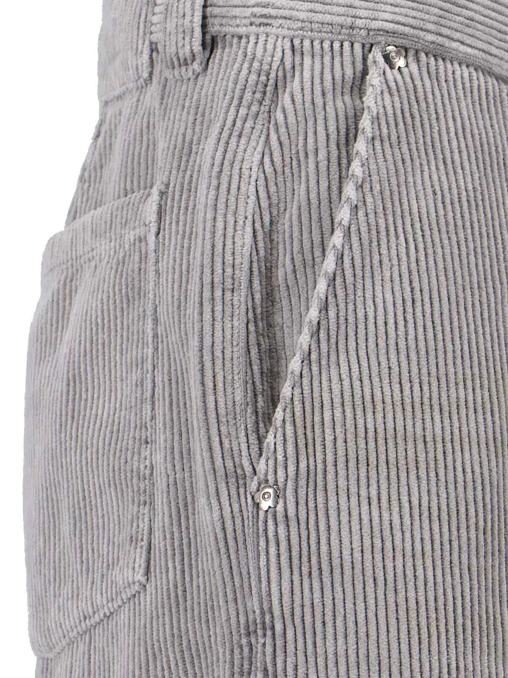 Cord Straight-Leg Trousers