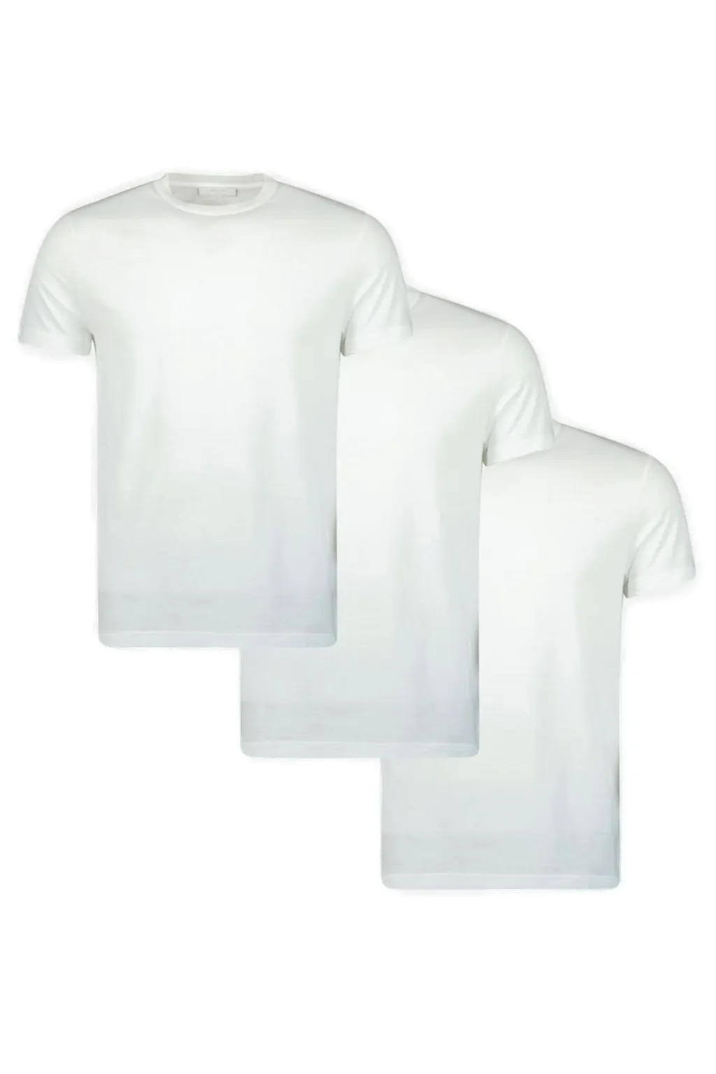 Logo-Patch Crewneck Three-Pack T-Shirts