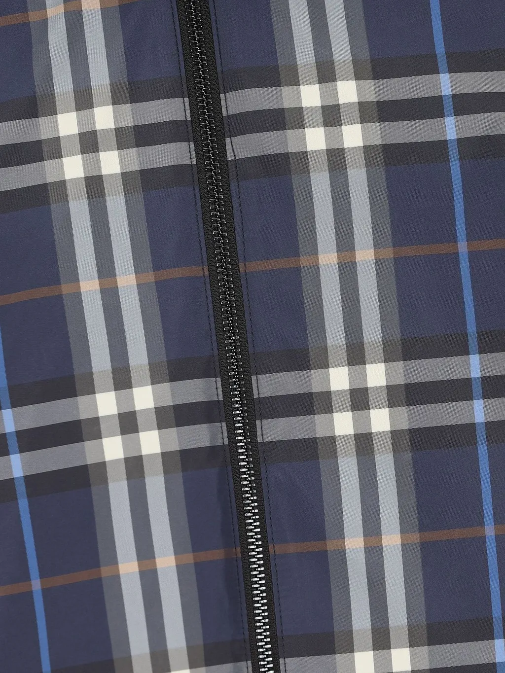 Reversible Check Hooded Jacket