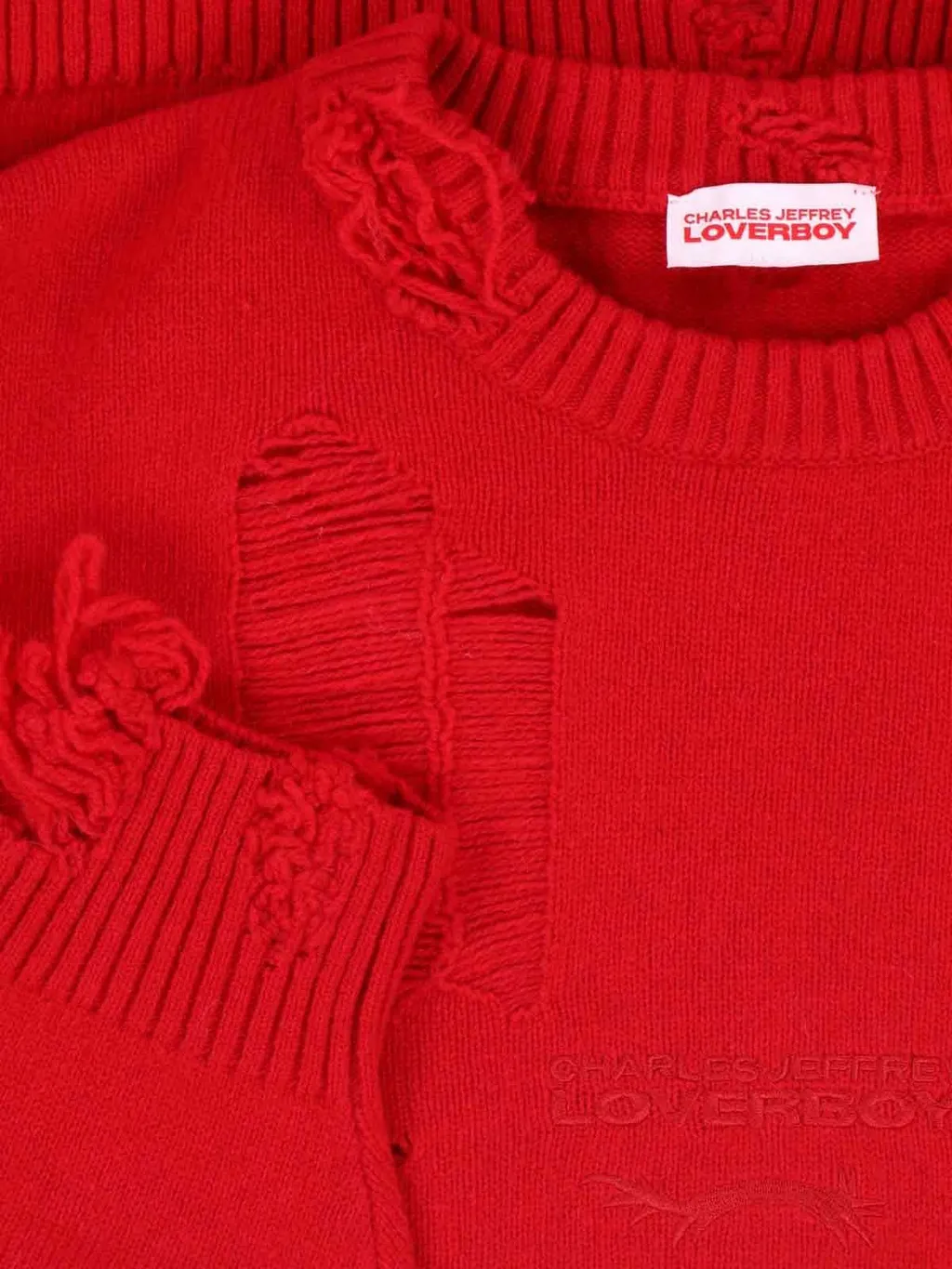 Distressed Crewneck Jumper