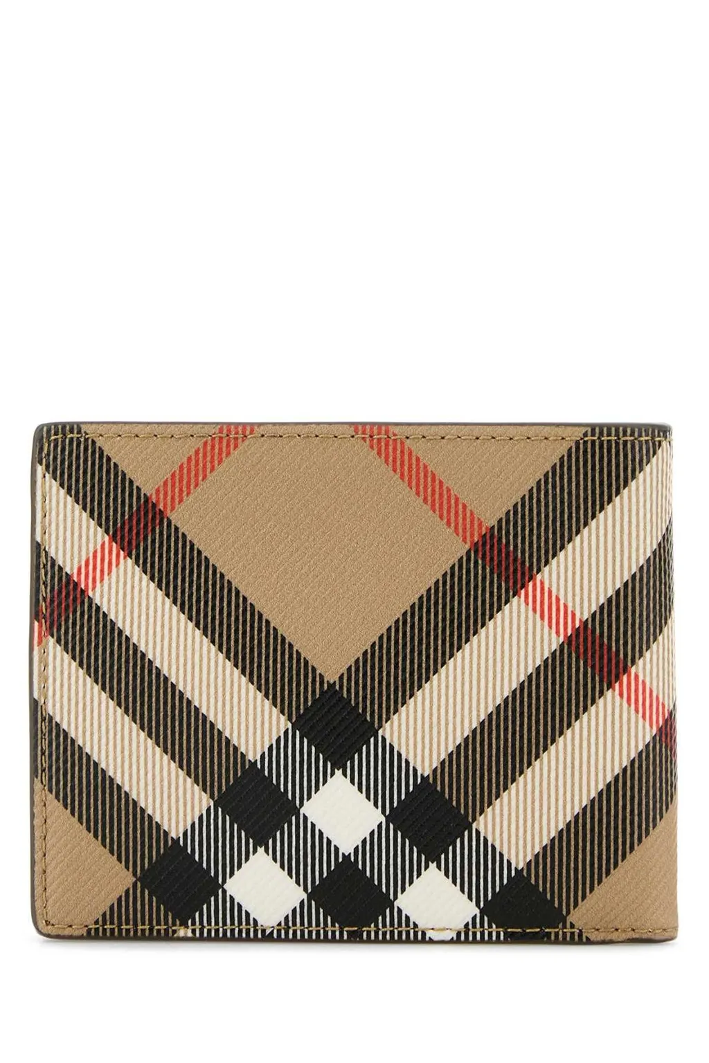 Check-Printed Bi-Fold Wallet