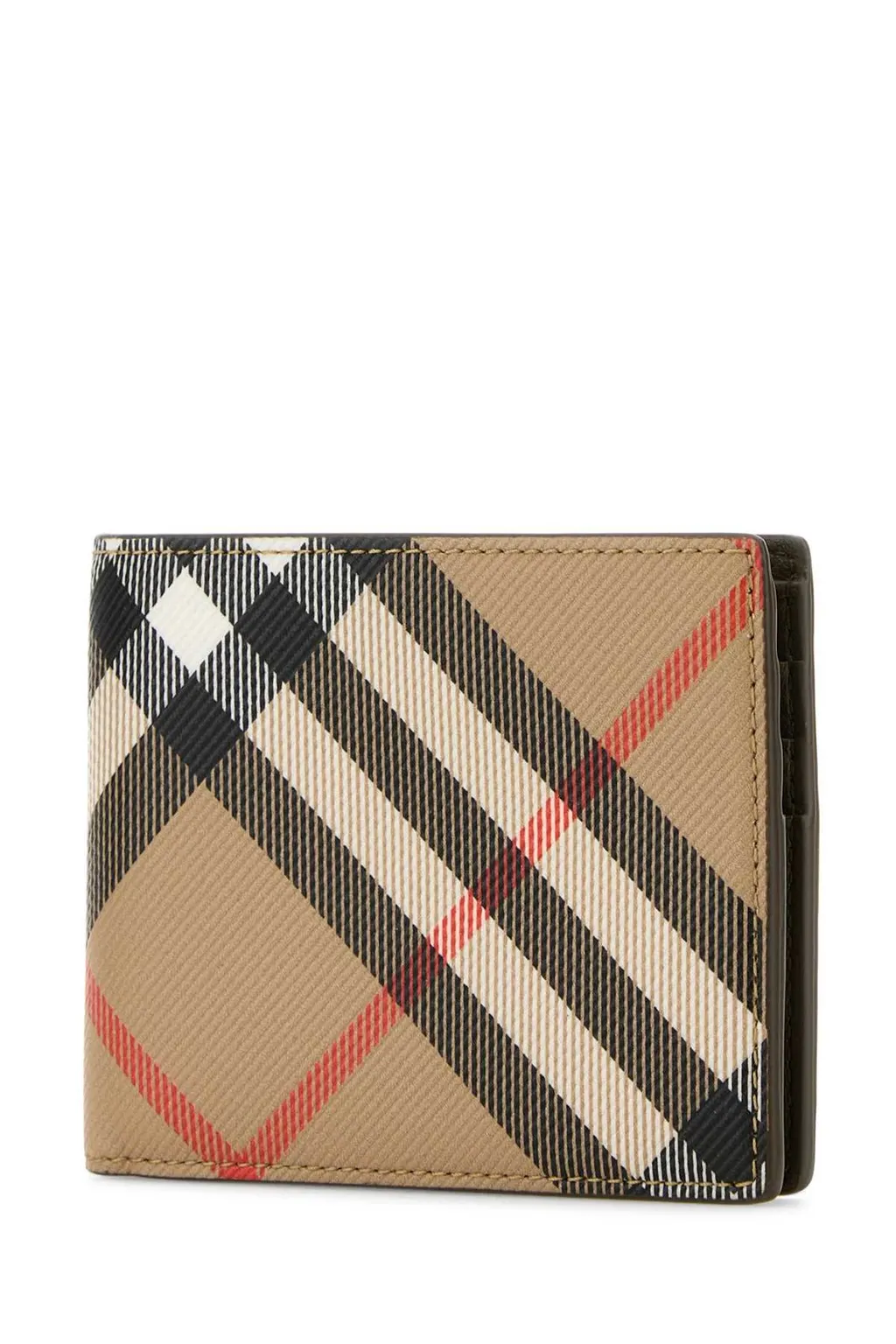 Check-Printed Bi-Fold Wallet