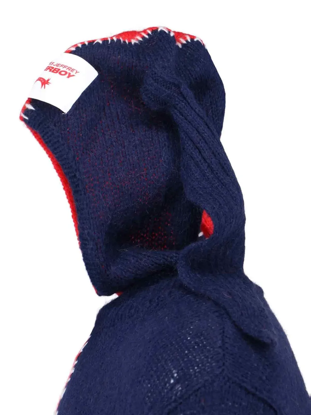 Roll-Neck Hooded Jumper