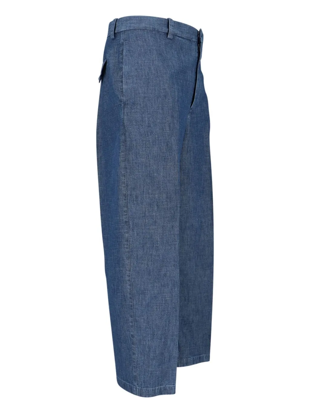 Chambray Tapered Trousers