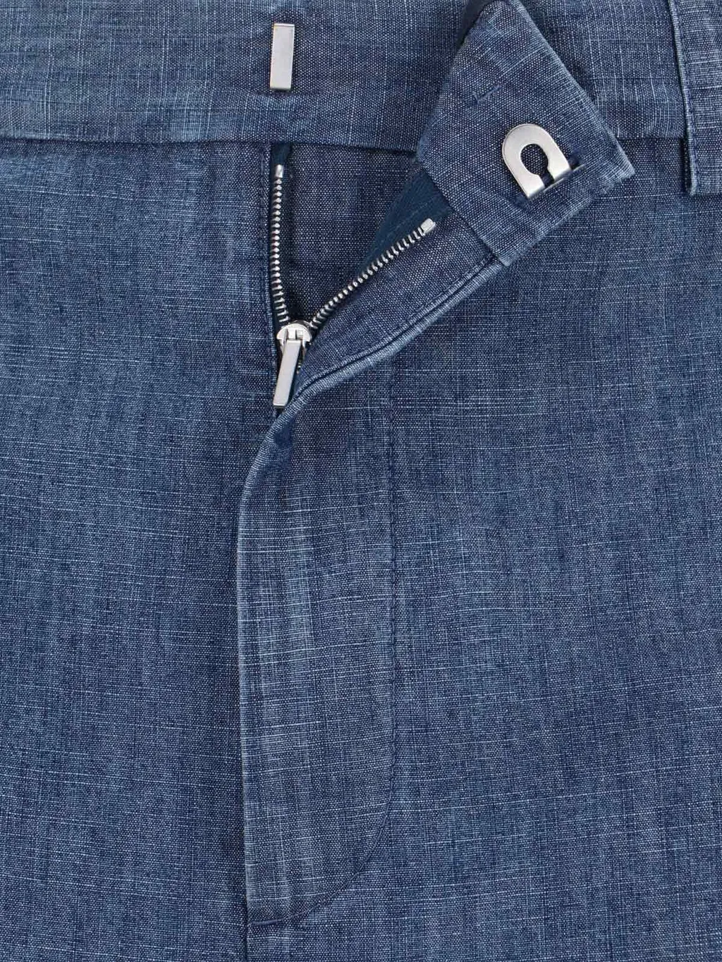 Chambray Tapered Trousers