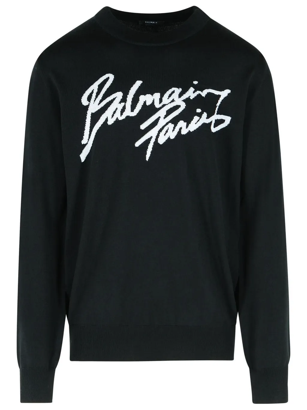 Logo Intarsia Crewneck Jumper