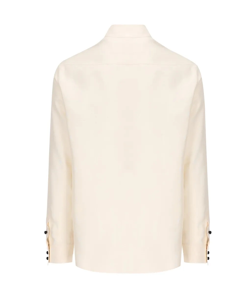 Button-Up Long-Sleeved Shirt