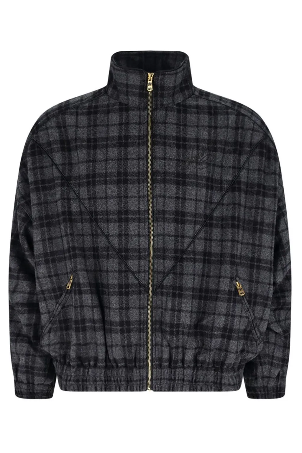 Logo-Embroidered Zip-Up Jacket
