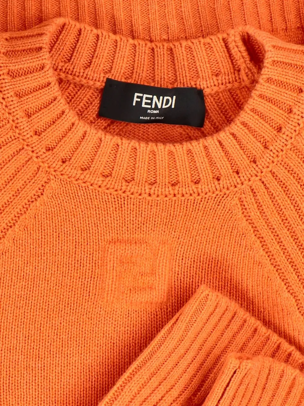 Ff Embossed Crewneck Jumper